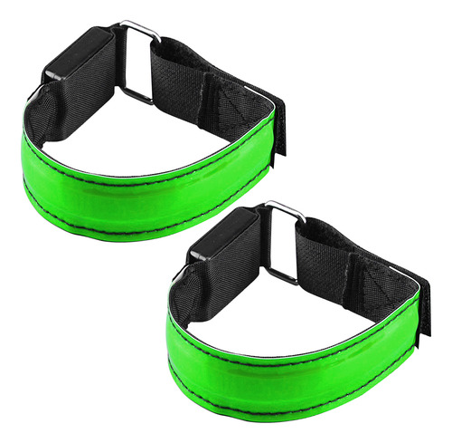 Brazalete Led Para Correr, Recargable Por Usb, Seguridad Noc