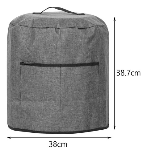 J Funda Antipolvo Para Freidora De Aire, Bolsillos De