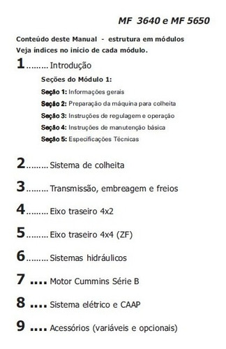 Imagem 2 de 3 de Manual De Serviço Massey Ferguson 3640 E 5650 Advanced