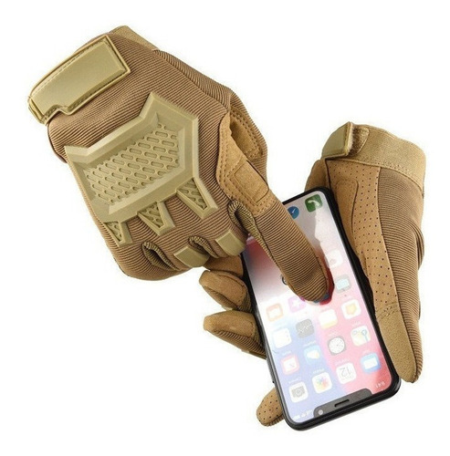 Glova - Pantalla táctil retro para hombre, diseño retro, color verde militar, talla G