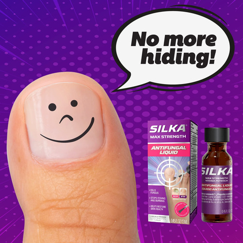 Líquido Antimicótico Silka Max Strength Para Uñas De Los Pie