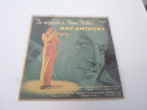 Ray Anthony - Yo Recuerdo A Glen Miller - Vinilo 10 Pulgadas