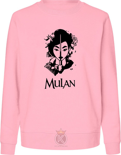 Poleron Polo Princesa Mulan - Mujer Guerrera - Serie - Gpstore