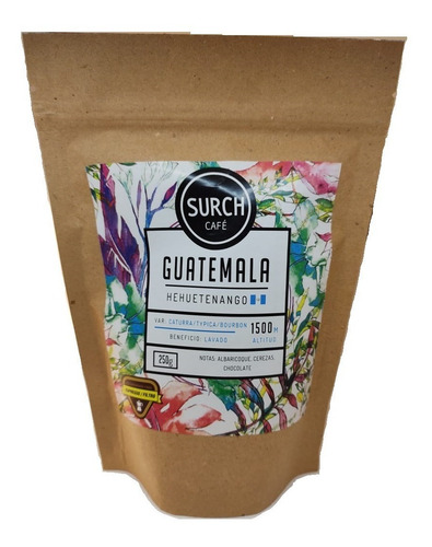 Cafe Guatemala En Granos Bolsa 250g De Especialidad