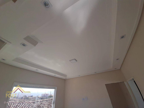 Imagem 12 de 24 de Excelente Casa De Condomínio Sobreposta C/ Quintal De 2 Dormitórios À Venda, 300mts Da Praia, Por R$ 230.000 - Caiçara - Praia Grande/sp - Ca0848