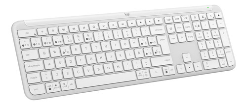 Teclado Inalámbrico Logitech Signature Slim K950 Blanco Esp.