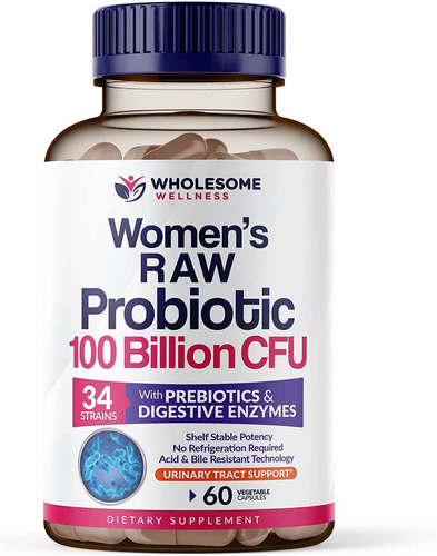 Dr. Formulated Raw Probiotics For Women 100 Billion Cfu With