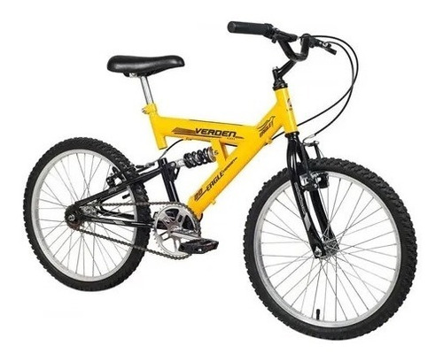Bicicleta Juvenil Aro 20 Eagle Amarela E Preta Verden Bikes Cor Amarelo
