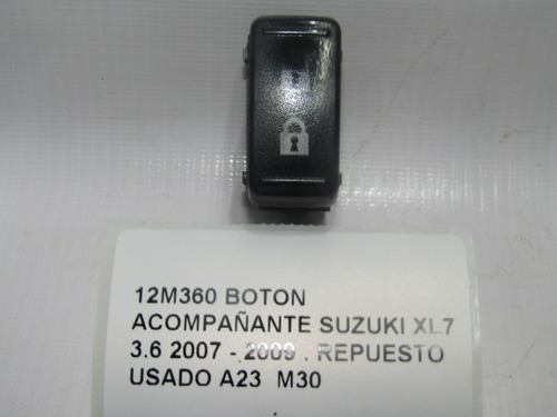 Boton Acompañante Suzuki Xl7 3.6 2007 - 2009