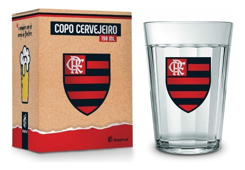 Copo Americano 190ml - Flamengo Rubro Negro Produto Oficial