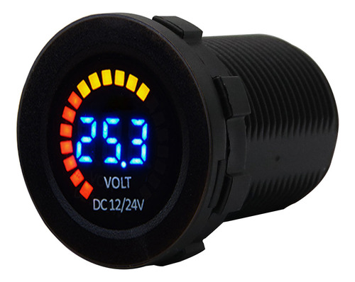 Novo Voltímetro De Display Digital Dc De Led Colorido De 12/