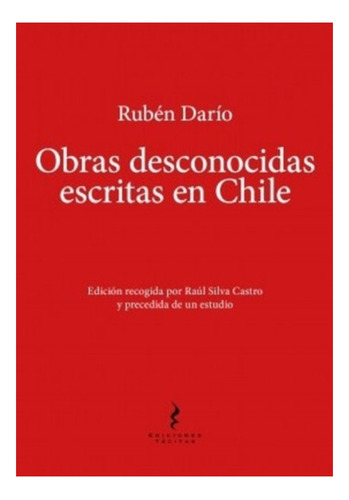 Libro Obras Desconocidas Escritas En Chile /627