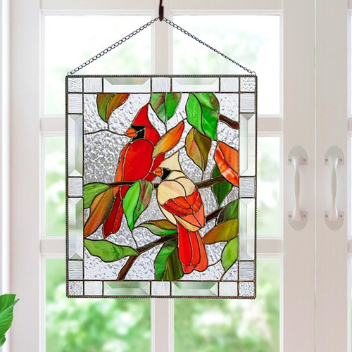Ventana Colgante De Acrílico Multicolor De Color Pájaro De C