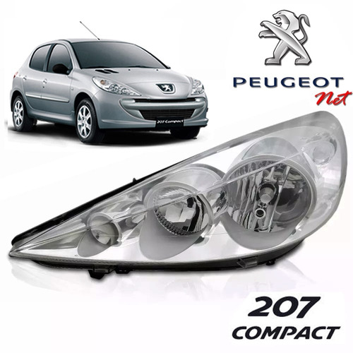 Optica Izquierda Peugeot 207 Compact 2010 Calidad Original