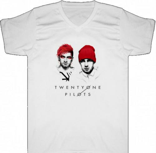 Camiseta Twenty One Pilots Rock Metal Bca Tienda Urbanoz