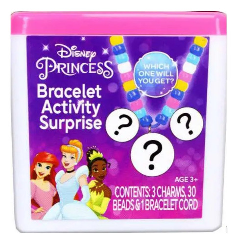 Tara Disney Princes - Brazalete Sopresa De Princesas Disney Color Morada
