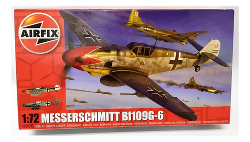 Kit Plastico P/armar Maqueta Esc 1/72 Messerschmitt Bf109 G6
