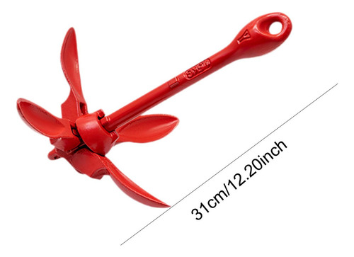 Ancla De Bote Plegable Con Ancla De Kayak Con Cuerda De 65,6