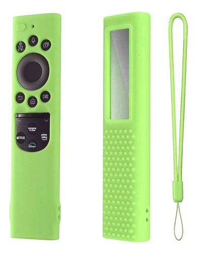 Funda Para Control Samsung Qled Solar 2022 - Verde Forescent