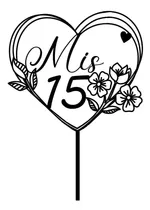 Comprar Cake Topper Adorno Torta - Cumple Mis 15 Edad Personalizado