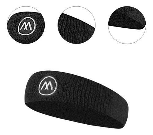 . 4 Banda Para El Cabello Deportiva Para Correr, Banda Para