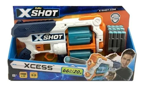 Imagen 2 de 5 de Pistola Doble X-shot Original Xcess Zombie Largo Alcance