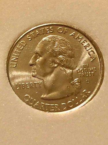 3 Monedas De Estados Unidos De 1, 5 Y 25 Centavos Brillante (Usado)