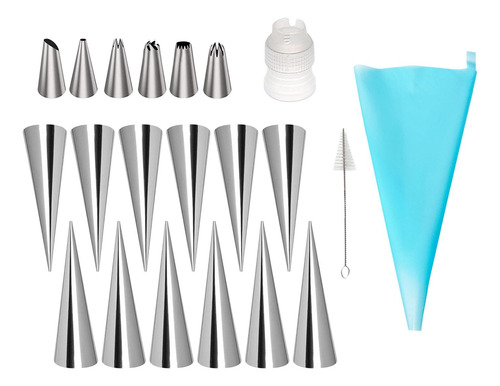 21 Pcs Cannoli Form Tubes, Baking Tubes Utensílios De