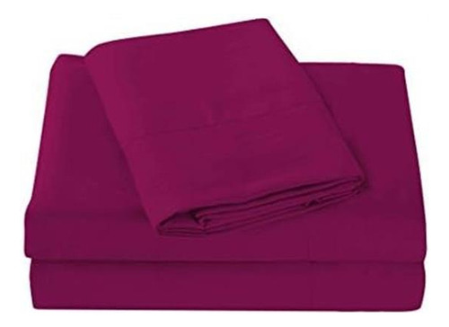 Sheets & Beyond Super Soft 1800 Series Juego De Sábanas De M