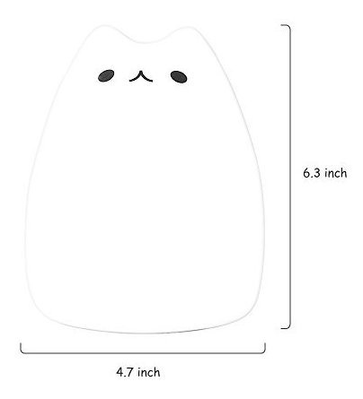Imagen 2 de 7 de Scopow Silicone Led Portatil Sonrisa Luz De Noche Para Niño