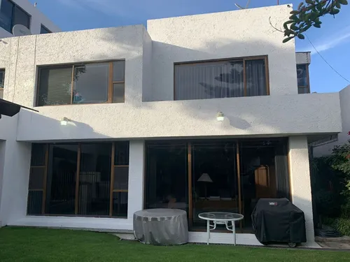 Casa Con Jardín Y Terraza En Bosque De Las Lomas