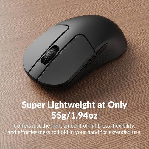 Keychron M3 Mini Ratón Óptico Inalámbrico, Bluetooth 5.1/2.4