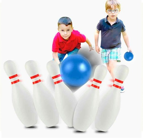 Juego Set De Bowling Para Niños 12 Pino 