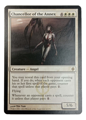 Carta Magic Chancellor Of The Annex [phyrexia] Mtg Angel