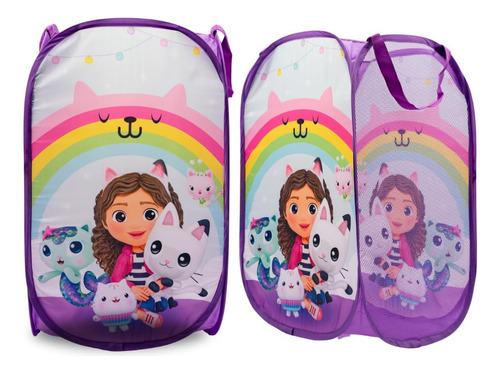 Dreamworks Gabby's Dollhouse - Cesta Plegable De Almacenamie