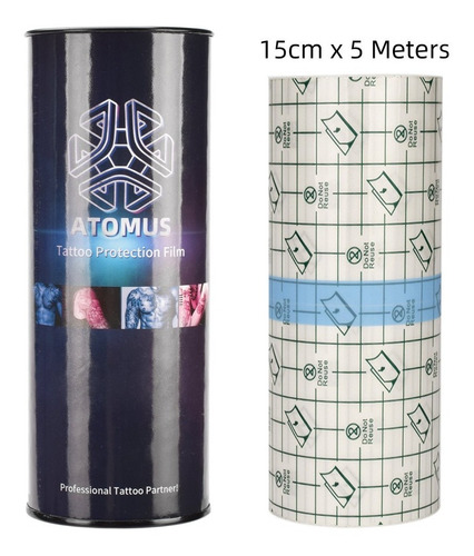Película Protectora Autoadhesiva Para Tatuajes De 15cmx5m