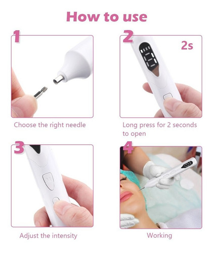 Lápiz Removedor De Plasma Para Verrugas, Estrías, Manchas, T