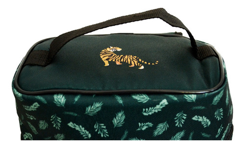 Imagen 4 de 8 de Equipo De Mate Madera Con Mochila Matera Tigres Verde Selva