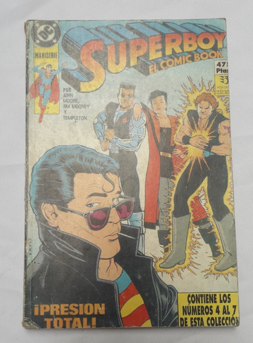Historieta Comic * Superboy * Tomo Taco  Del 4 Al 7 Zinco