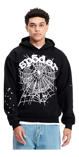 Buzo Negro Sp5der Worldwild Original Marca Internacional