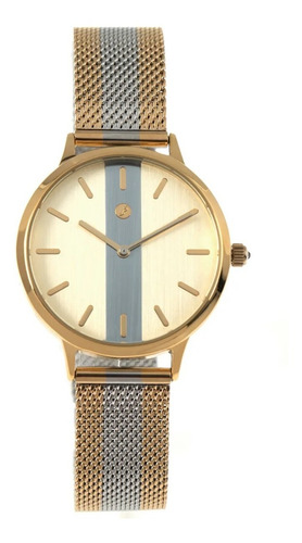 Relogio Feminino Malha Metal Dourado Chilli Beans Analogico