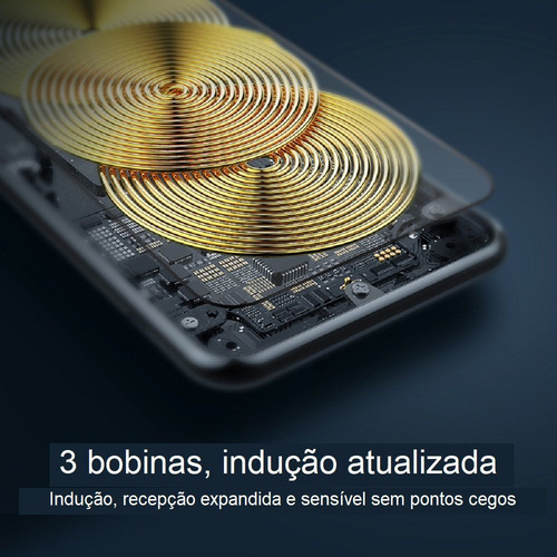 Carregador Wireless Sem Fio Qi Base Indução Turbo Portatil