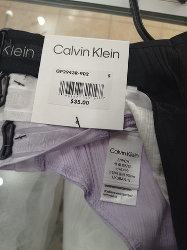 Pack 3 Tangas Calvin Klein Originales Qp2943r-902 Talla S