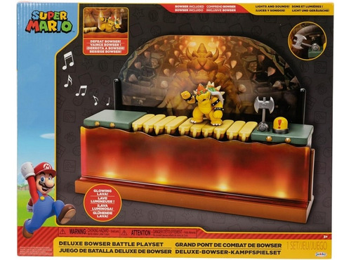 Set De Juego Super Mario Deluxe Bowser Battle