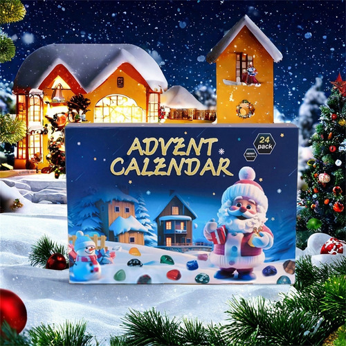 Calendario De Adviento F 24 Días Del Día De Los Fósiles De Á