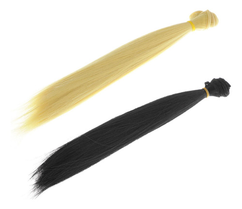2 Piezas De Pelucas De Pelo Suelto Diy Para Muñecas Para
