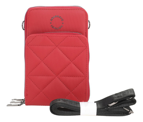 Billetera Charlotte Agarrate Catalina Rojo Pu