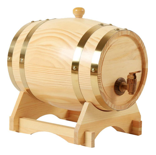 Barril De Vino De Roble Puerto De Elaboración Madera 1.5l