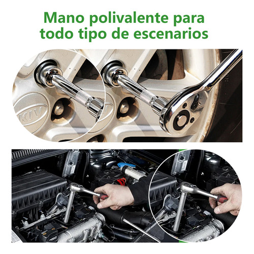 Gorofit Juego De Herramientas Mecánicas Autocle Dados 46pcs