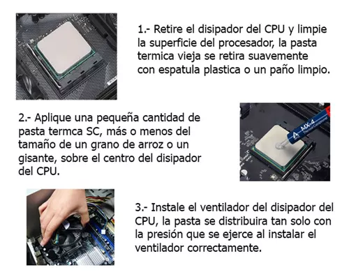 Pasta Termica Para Procesador Cpu Consolas Pc 40g Jeringa